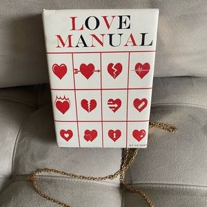 Love Manual Book Clutch
